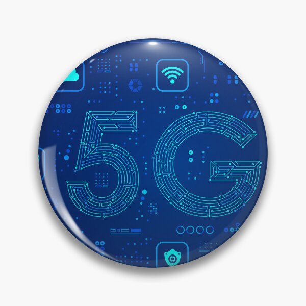 Item preview, communication technology, graphic of 5G combined with electronic pattern designed and sold by NiamLab.