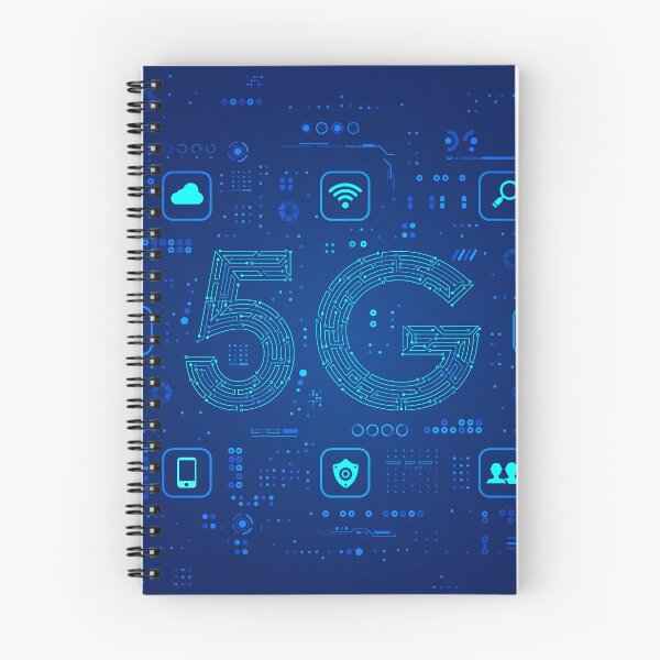 Item preview, communication technology, graphic of 5G combined with electronic pattern designed and sold by NiamLab.