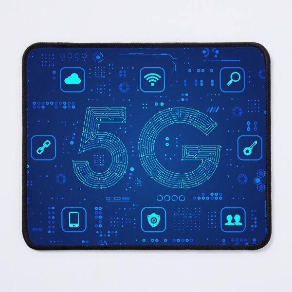 Item preview, communication technology, graphic of 5G combined with electronic pattern designed and sold by NiamLab.