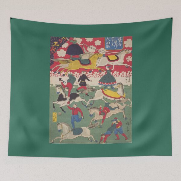 Item preview, Vintage, Wall art,Ukiyo-e, woodblock, Japanese art by Hiroshige Utagawa 2 designed and sold by VintageJapan for Japanese woodblock, Ukiyoe, Retro art and more.