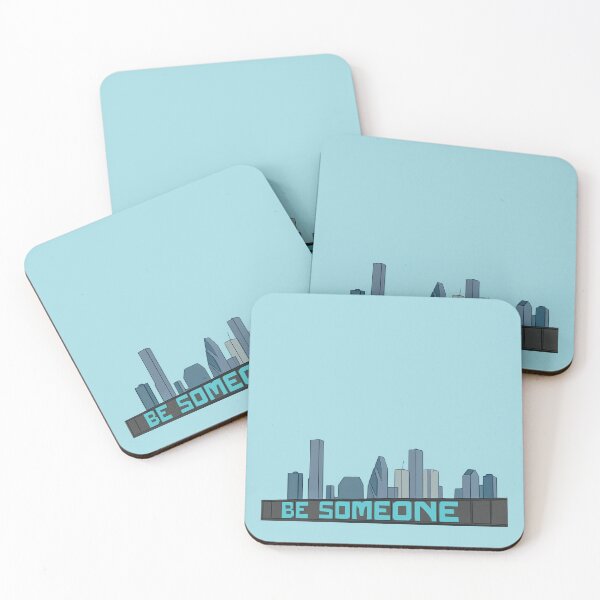 Item preview, Be Someone Houston Skyline Art | Iconic Texas Graffiti City Sign designed and sold by SimplyJasper.