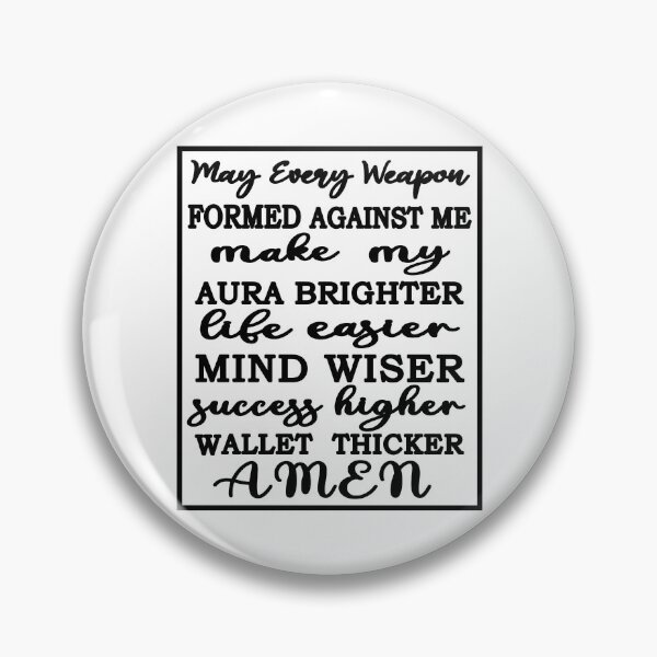 Item preview, no weapon formed shall propser amen designed and sold by ocd_Jessica.