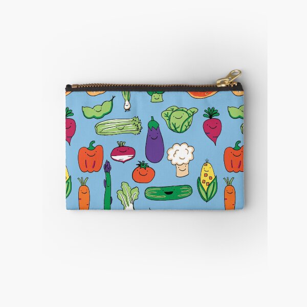 Item preview, Cute Happy Veggies Blue designed and sold by Claire Lordon.