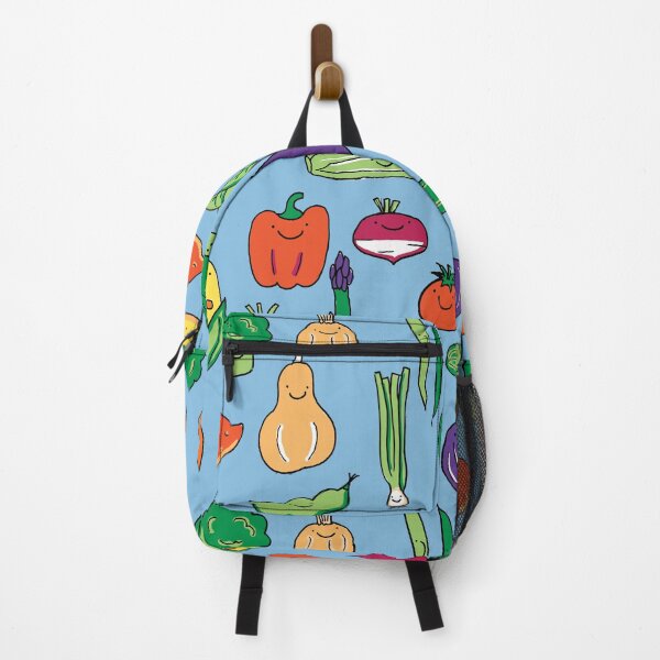 Item preview, Cute Happy Veggies Blue designed and sold by Claire Lordon.