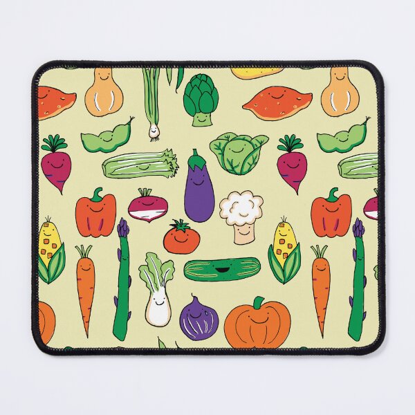 Item preview, Cute Happy Veggies Beige designed and sold by Claire Lordon.