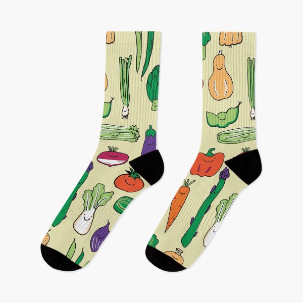 Item preview, Cute Happy Veggies Beige designed and sold by Claire Lordon.