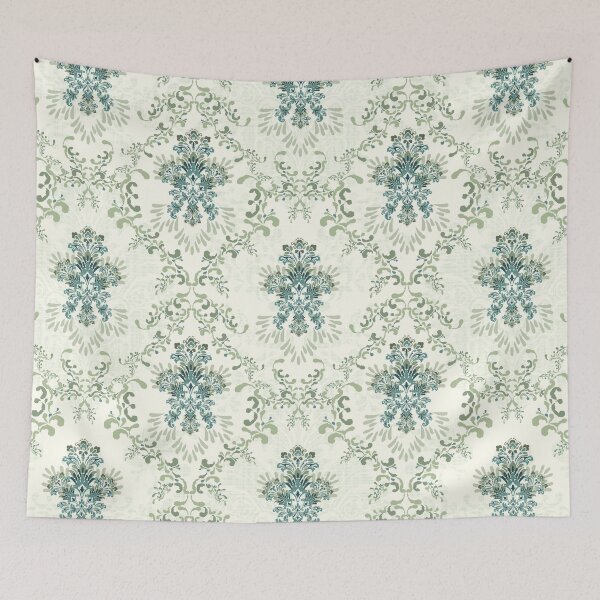 Item preview, Ikat Ethnic damask Pattern designed and sold by Natji-Arts.