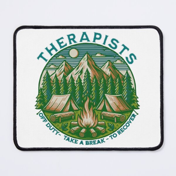 Item preview, Therapists Take A Break, Off Duty, To recover, Text Based designed and sold by DivineHaven.