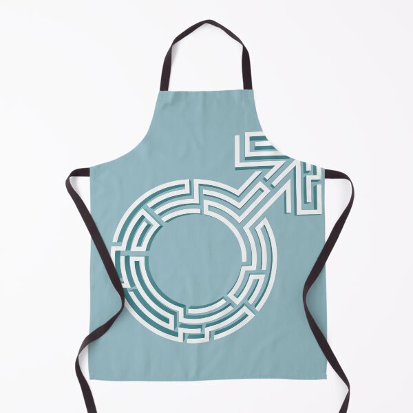Item preview, science of complexity in men, male sign combined with maze designed and sold by NiamLab.