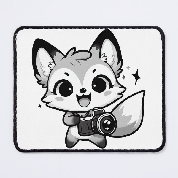 Item preview, Cute Fox Cameraman designed and sold by nikkolaus.