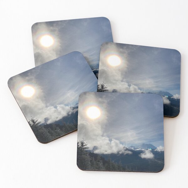Item preview, Halo Over Rainier – Sunlit Mountain Clouds designed and sold by 3 Square Hollow Trading Post.