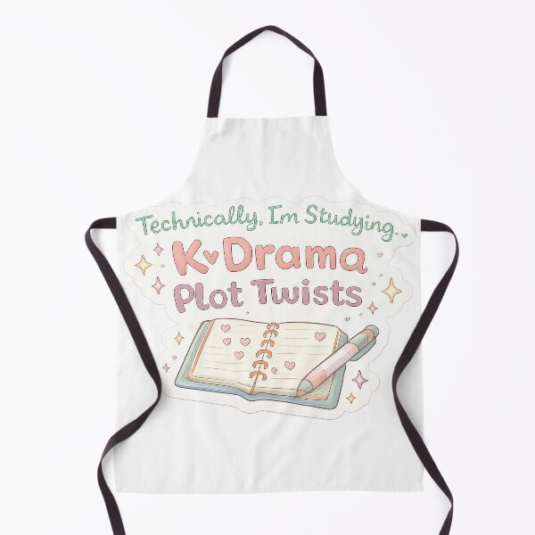 Item preview, Technically, I’m Studying… K-Drama Plot Twists | Cute Pastel Sticker designed and sold by Soft Seoul Studio.
