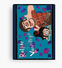 RALPH & VANELLOPE Canvas Print