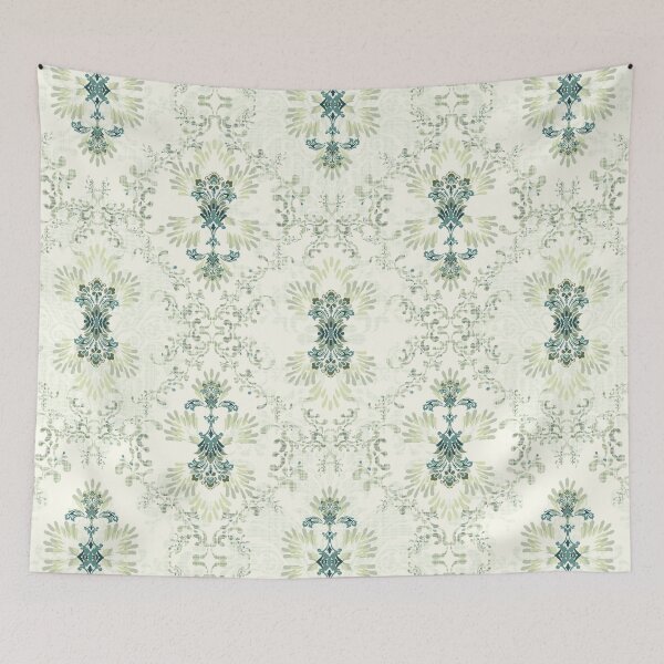 Item preview, Ikat Ethnic damask Pattern designed and sold by Natji-Arts.