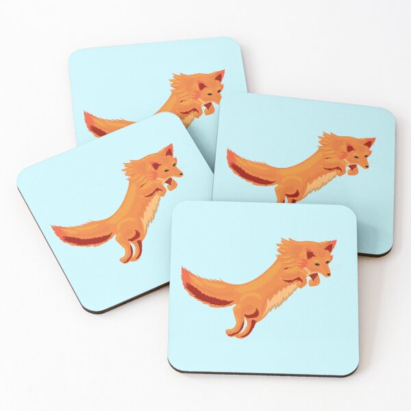 Item preview, Cute Red Fox Jumping designed and sold by Studio Jae.