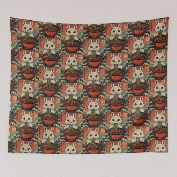 Item preview, Ramen Bunny Lovers designed and sold by FemmeForge.