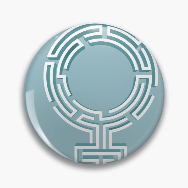 Item preview, science of complexity in women, female sign combined with maze designed and sold by NiamLab.