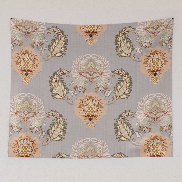 Item preview, Ikat Ethnic damask Pattern designed and sold by Natji-Arts.