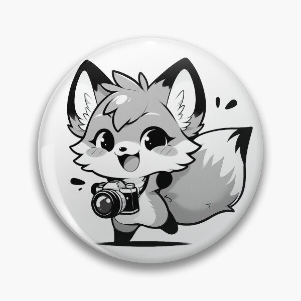 Item preview, Cute Fox With Camera designed and sold by nikkolaus.