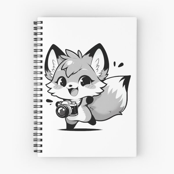 Item preview, Cute Fox With Camera designed and sold by nikkolaus.