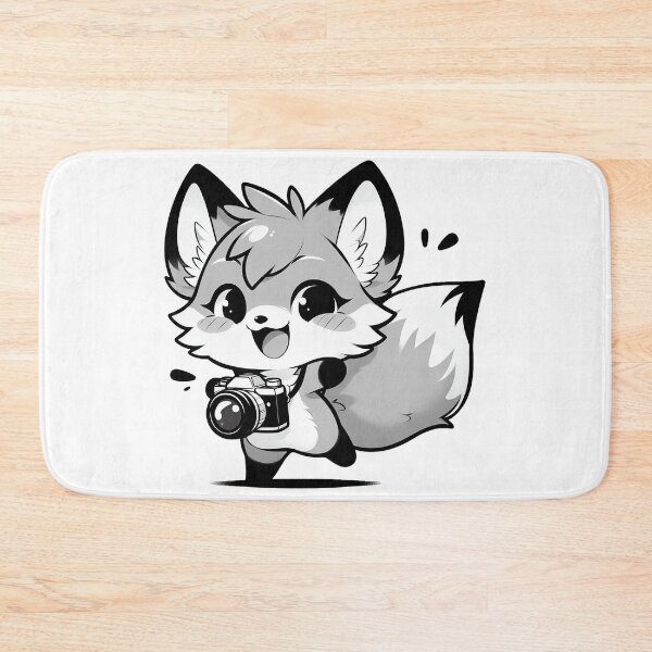 Item preview, Cute Fox With Camera designed and sold by nikkolaus.