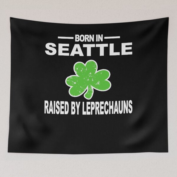 Artikelvorschau, Seattle-Hemd angehoben durch Hoodie Leprechauns St. Patricks entworfen und verkauft von shoppzee.