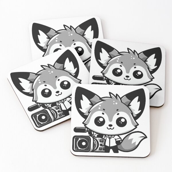 Item preview, Little Fox with Video Camera designed and sold by nikkolaus.