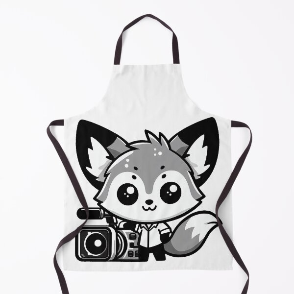 Item preview, Little Fox with Video Camera designed and sold by nikkolaus.