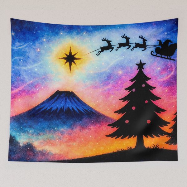 Item preview, 【GIFT】Christmas Fuji Kagee Silhouette Art designed and sold by KageArt-Studio.