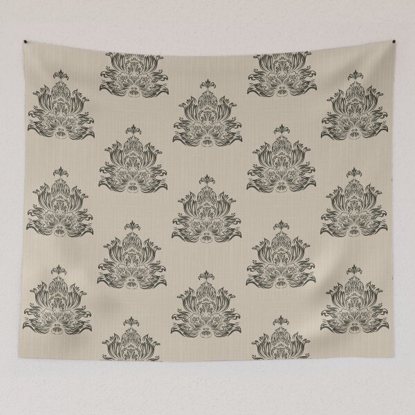 Item preview, Ikat Ethnic damask Pattern designed and sold by Natji-Arts.