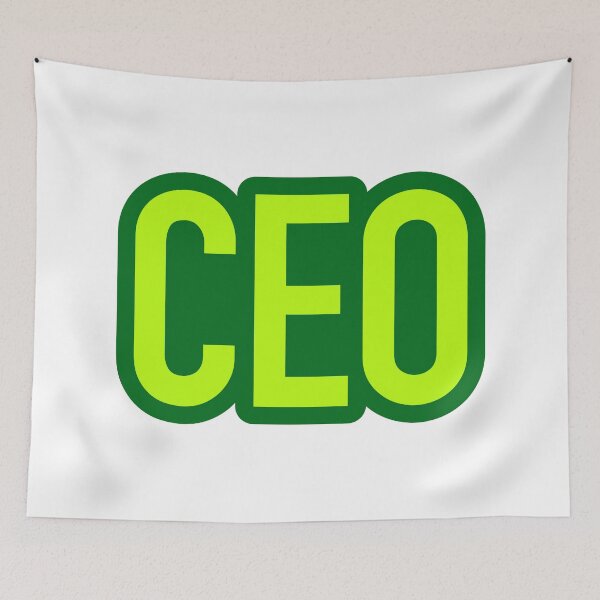 Item preview, CEO, Green Outline designed and sold by Memes N Lore .