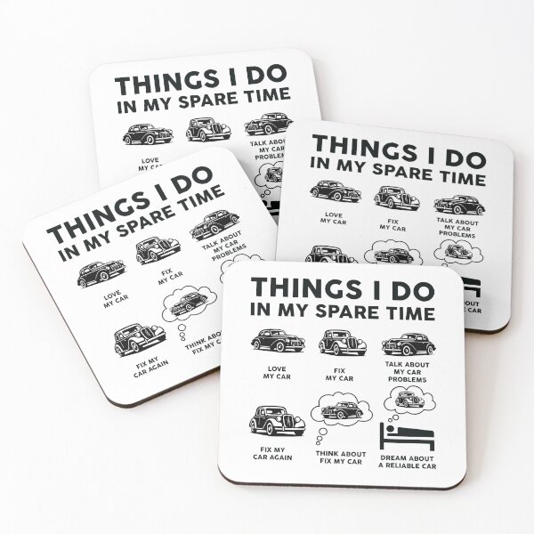 Item preview, Things I Do In My Spare Time Funny Cars Lover designed and sold by LounisArt.