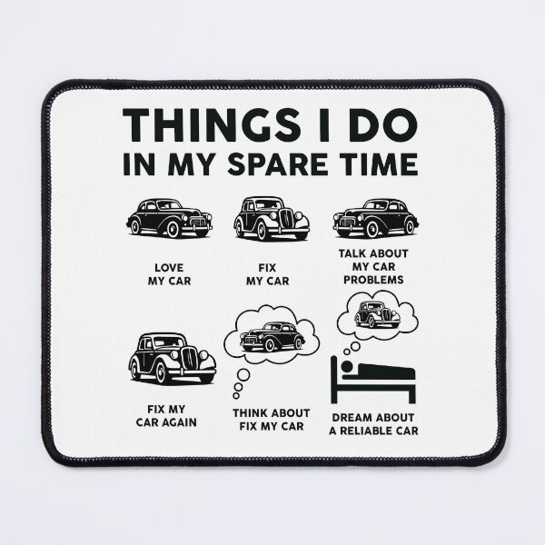 Item preview, Things I Do In My Spare Time Funny Cars Lover designed and sold by LounisArt.