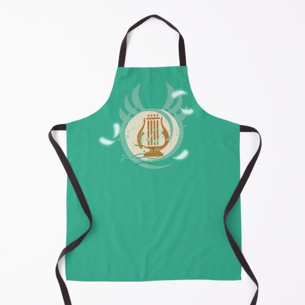 Item preview, Windsong Harp Emblem | Anemo Bard Inspired Fantasy Design designed and sold by Nawoomie.