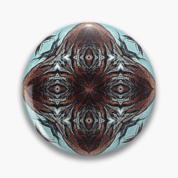 Item preview, Tribal Grunge with hazelnut and Blue Feather designed and sold by MoodyMuseArt.