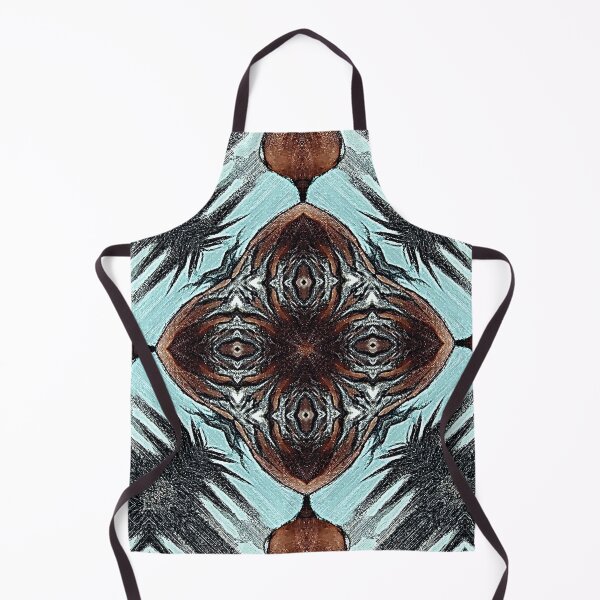 Item preview, Tribal Grunge with hazelnut and Blue Feather designed and sold by MoodyMuseArt.