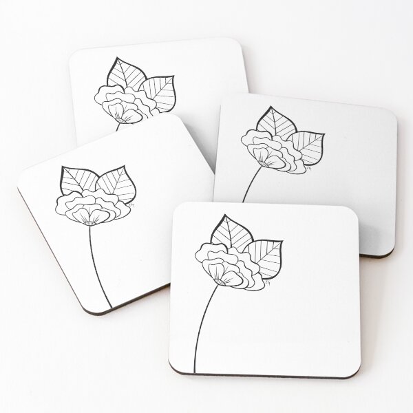 Item preview, Simple single flower on stem designed and sold by ZeborahGrace.