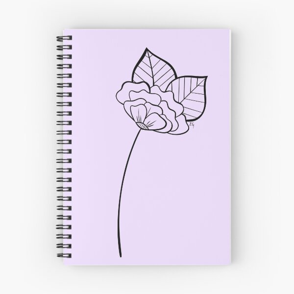 Item preview, Simple single flower on stem designed and sold by ZeborahGrace.