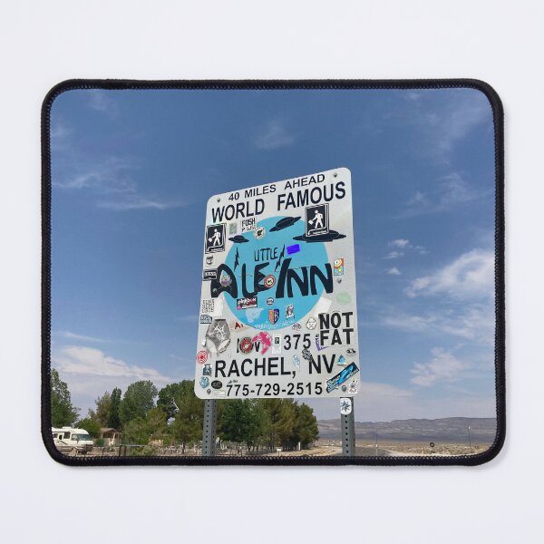Item preview, World Famous Little A’Le’Inn Sign – Extraterrestrial Highway, Nevada designed and sold by 3 Square Hollow Trading Post.