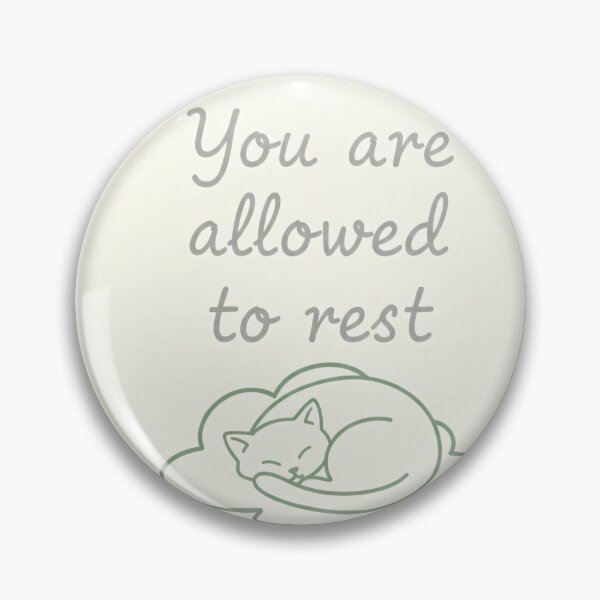 Item preview, "You Are Allowed to Rest" Minimalist Calming Cat Art Print - Sage Green & Neutral Aesthetic designed and sold by Zara’s shop.