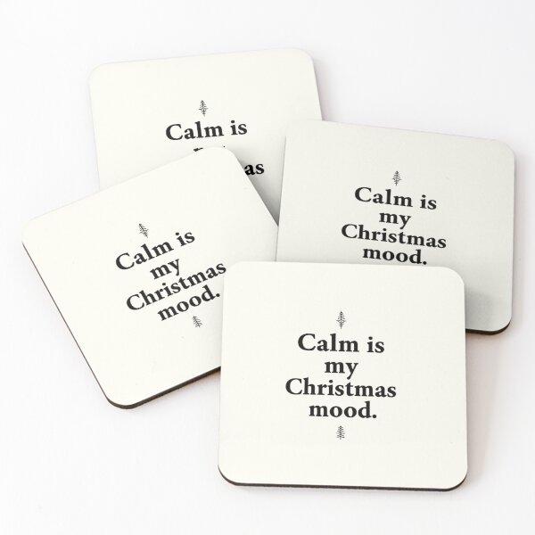 Item preview, Calm Is My Christmas Mood – Modern Minimal Holiday Quote designed and sold by Irene Catchmind.
