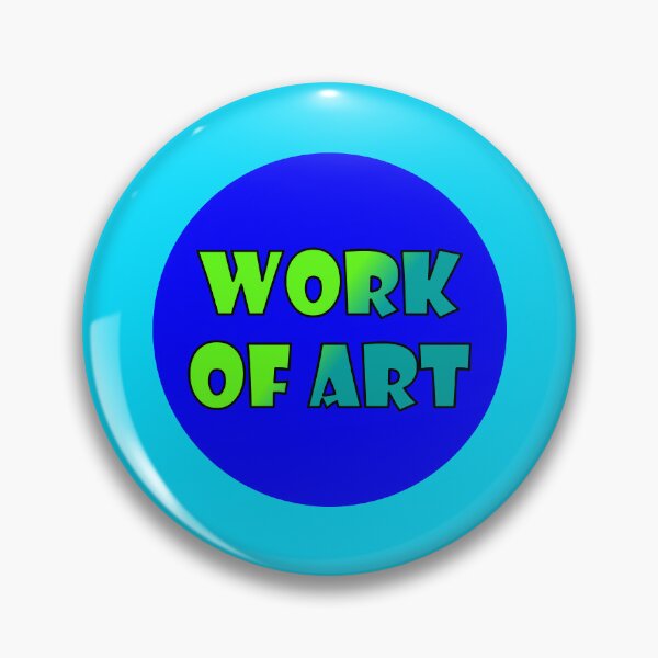 Item preview, Work Of Art, Bold Font Word Art, Green, Blue designed and sold by AASparksDesigns.