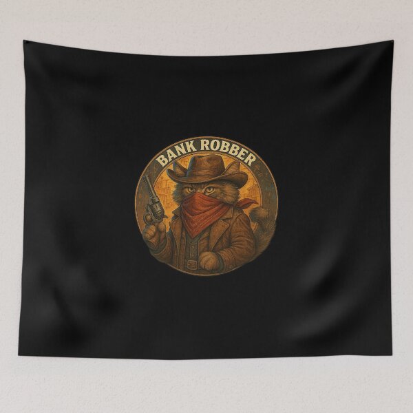 Item preview, The Bank Robber Maine Coon designed and sold by Fort Galaxy.