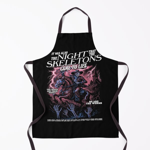 Item preview, I Think You Should Leave Night The Skeletons Came To Life Shirt Cowboy Skeleton designed and sold by DustinruArt.
