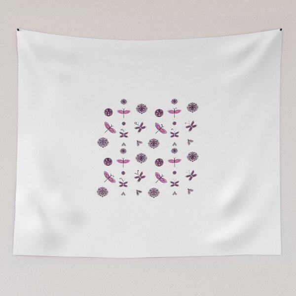 Item preview, Mystic Purple Butterflies and Florals designed and sold by MewMewInk.