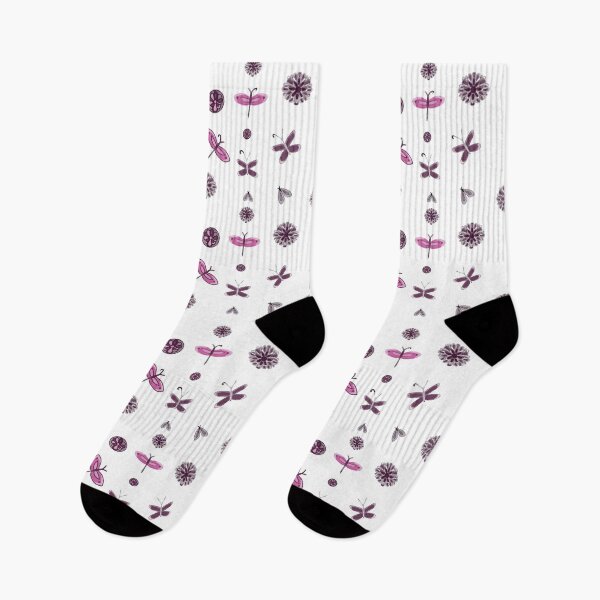 Item preview, Mystic Purple Butterflies and Florals designed and sold by MewMewInk.