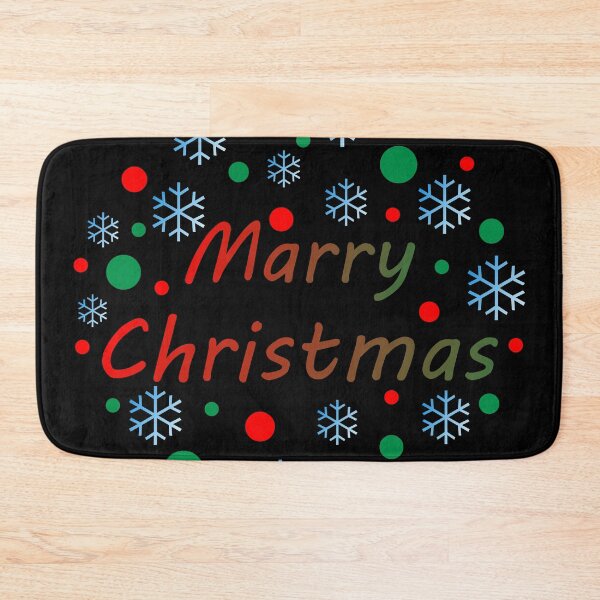 Item preview, Merry Christmas Typography Design with Snowflakes – Festive Holiday Art designed and sold by NNAANN.