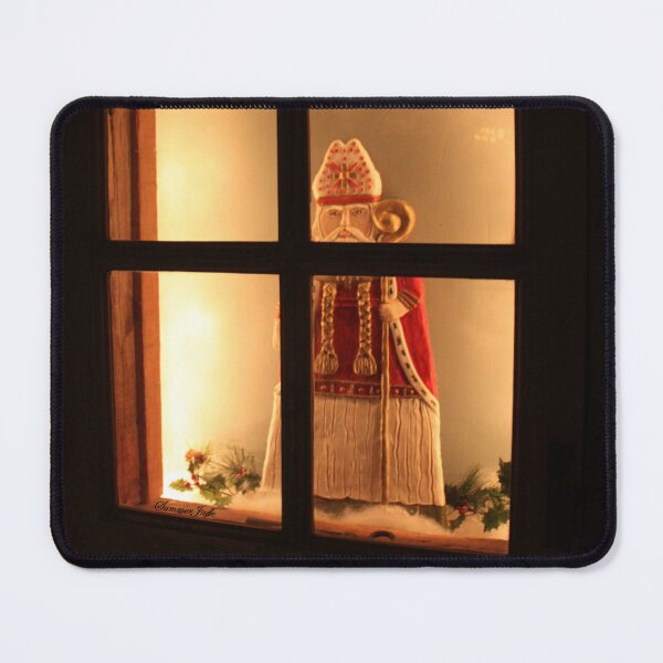 Item preview, Little Antique Santa in the Window designed and sold by SummerJade.