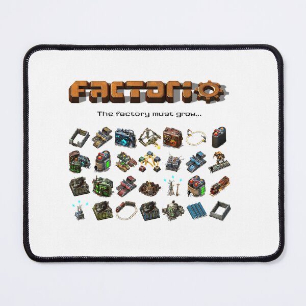 Item preview, Factorio The Factory Must Grow designed and sold by DustinruArt.