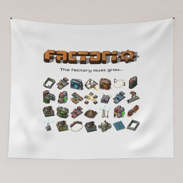 Item preview, Factorio The Factory Must Grow designed and sold by DustinruArt.